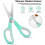 8" Titanium Bonded Multipurpose Scissors 3 Pack  Ultra Sharp Blades Sturdy and Sharp Art Craft Sewing Tailor Heavy Duty 4