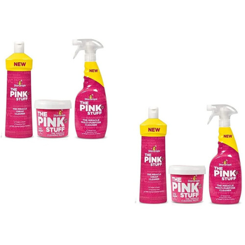 The Pink Stuff Miracle Cleaning Set Triple Pack Mrs Hinch Approved