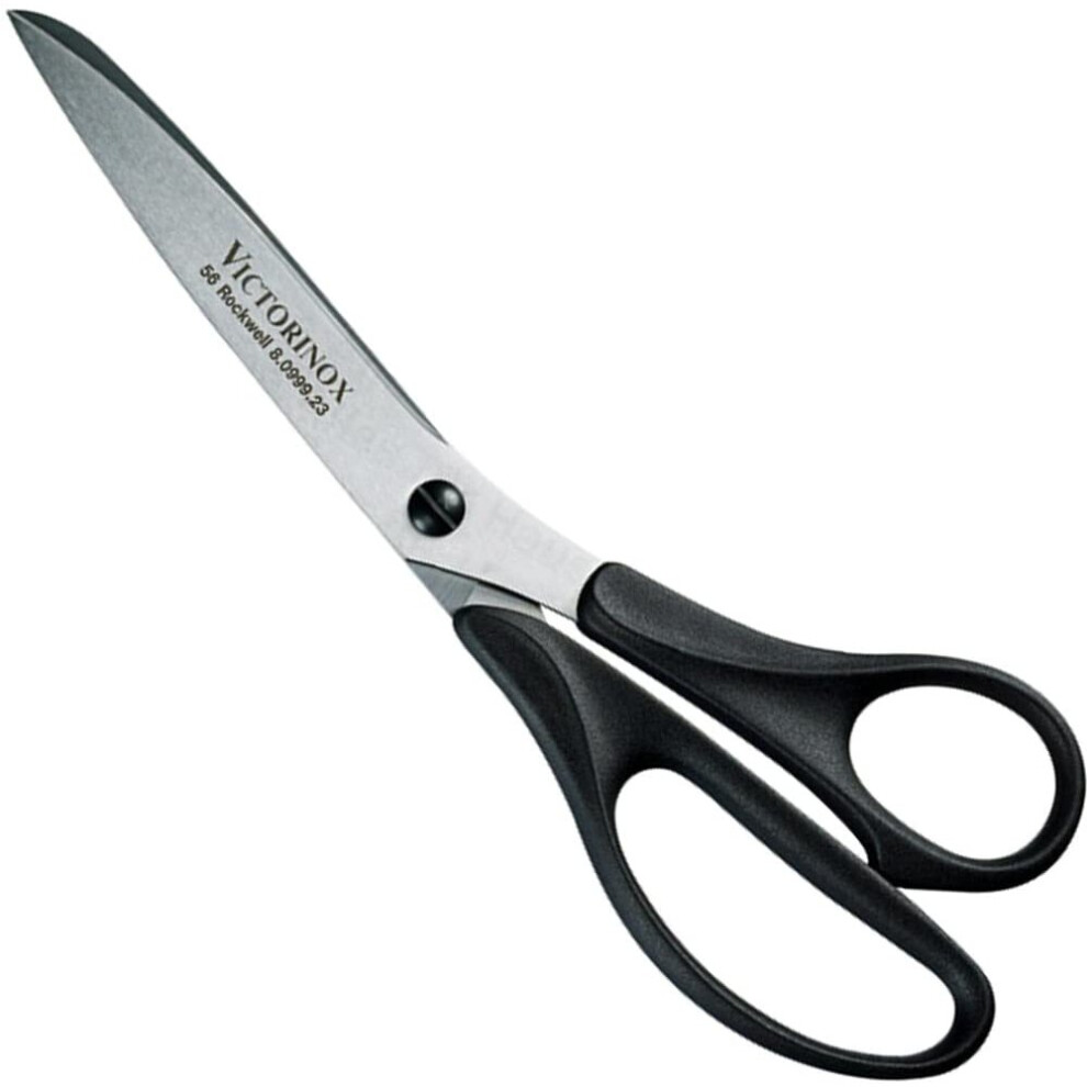 Victorinox Stainless All-Purpose Scissors, Steel, Black/Silver, 23 cm