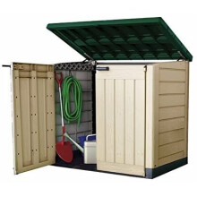 Plastic Storage Unit Box Garden Shed Outdoor Sheds For Wheelie Bins Tools Lawn Mowers Patio Shade Garden Equipment Protector