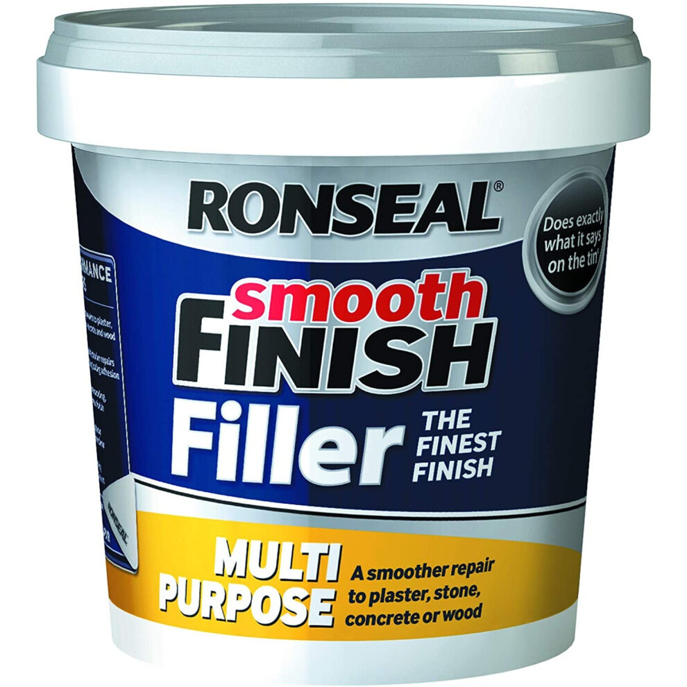 Ronseal 36547 Smooth Finish Filler Multi-Purpose Ready Mixed 2.2kg