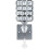 Modern Style Wall Lamp Crystal Wall Light Elegant Creative Crystal Wall Sconce with Power Pull Switch E14 Socket Silver 4