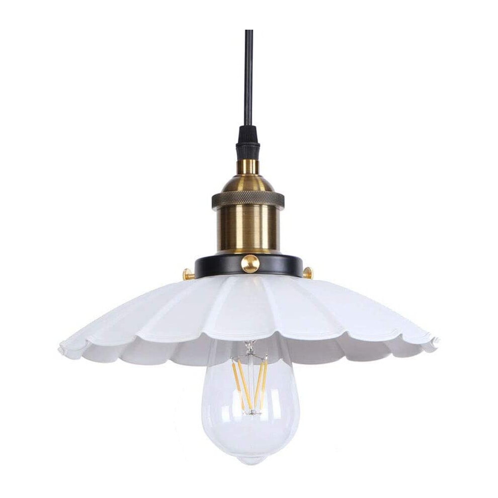 Easy Installation Pendant Light Industrial Pendant Lamp Vintage Wrought Iron White Ceiling Light Loft Retro Hanging Light Creative Chandelier-image-OPC-P88YYRS-NEW