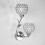 Crystal LED Wall Light - Modern 2-Lamp Silver Wall Sconce, Simple Contemporary Design 4