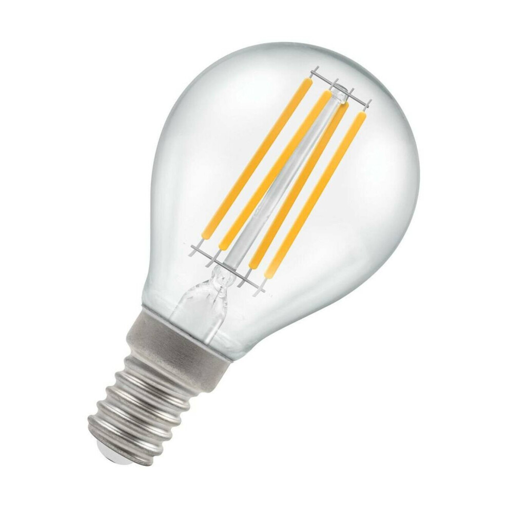 Crompton Lamps LED Golfball 6.5W E14 Filament Warm White Clear (60W Eqv)-image-OPC-P88YXXG-NEW