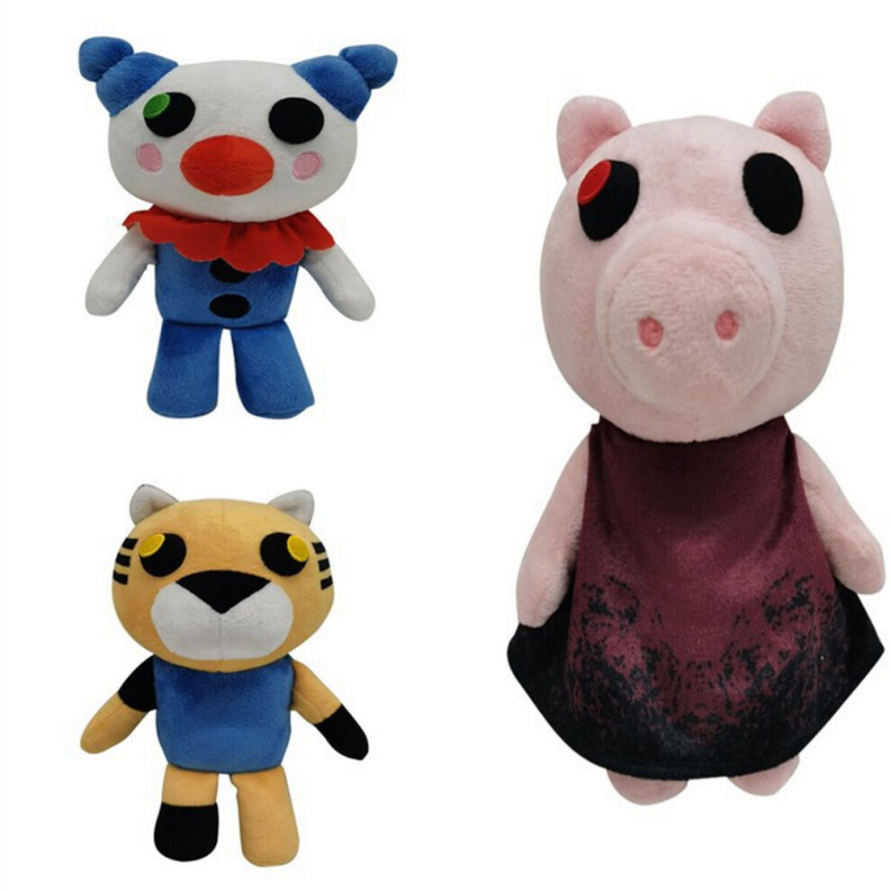 (3PCS/One of each) PIGGY Plush Stuffed Toy Roblox Teddy Doll Kids