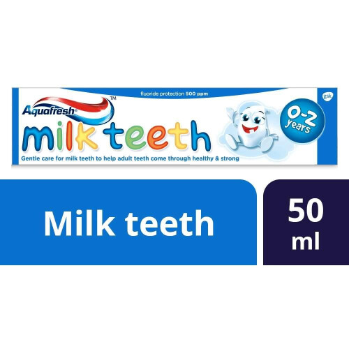 Aquafresh Milk Teeth Soft Bristles Toothpaste 50ml