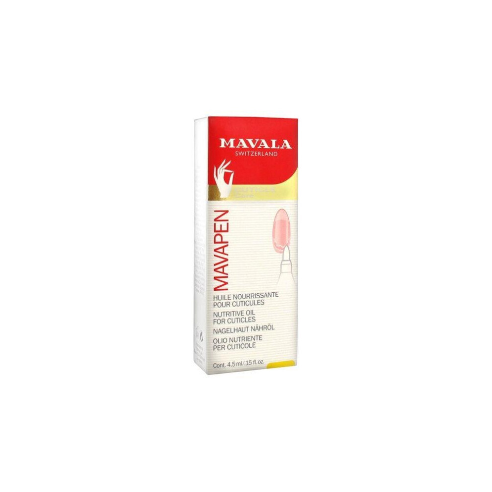 Mavala Mavapen 4.5ml | Nourishing Cuticle Oil Pen for Smooth, Healthy, and Well-Groomed Nails | Easy-to-Use Pen for Cuticle Care and Hydration