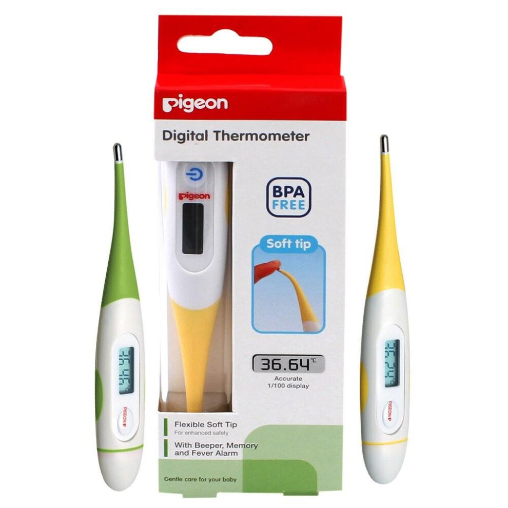 Pigeon Digital Thermometer Safety flexible soft tip.