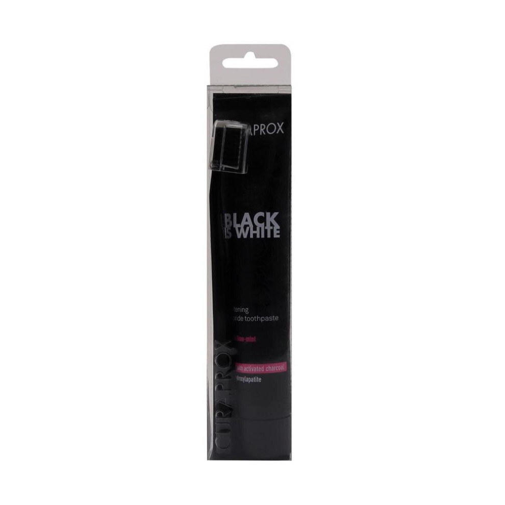 Curaprox Black Is White Set Provides Cooling Sensation While Brushing ToothBrush.