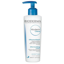 Bioderma Atoderm Cream 200 ml Ultra Nourishing Daily Moisturiser to Instantly Hydrate and Strengthen the Skin Barrier for Lasting Softness