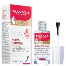 Mavala Mava-Strong Fortifying Base Coat 10ml | Nail Strengthening & Protective Treatment for Weak, Brittle Nails, Prevents Chipping & Peeling