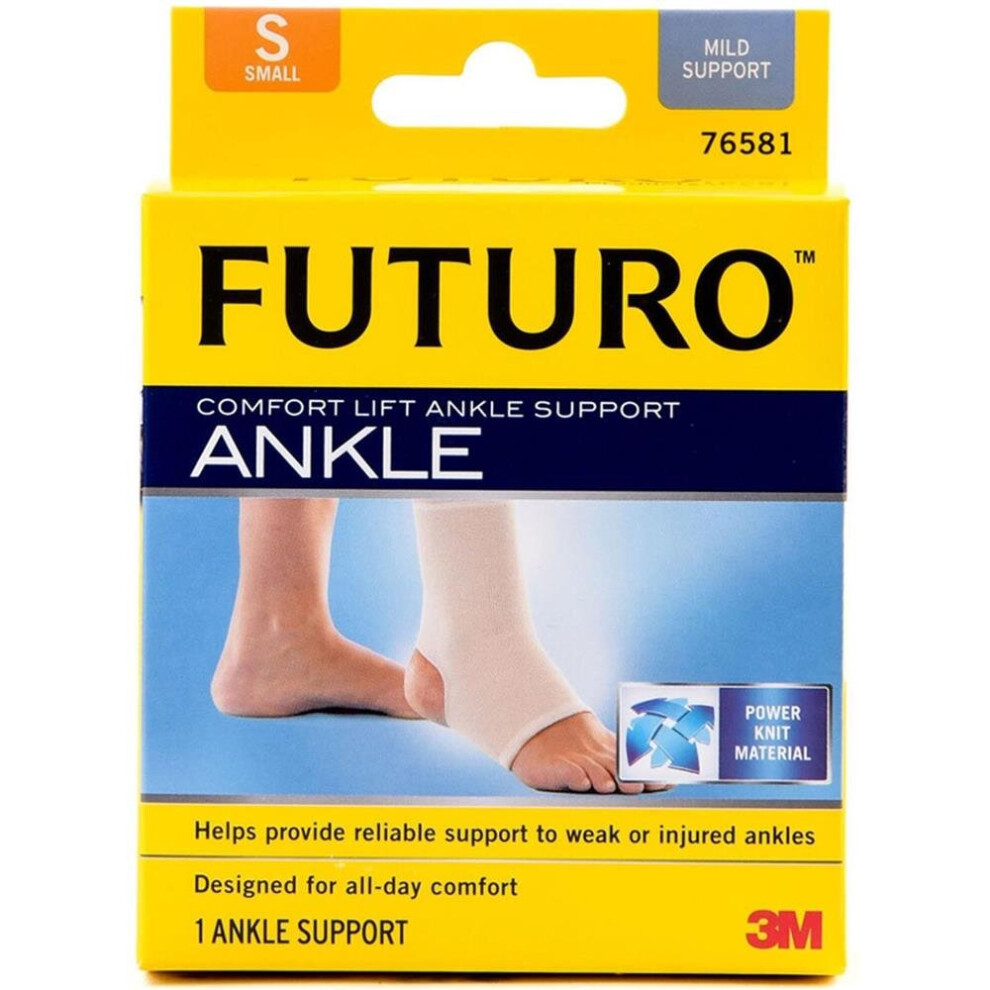 3M Futuro Comfort Lift Ankle Support Small Size Provides Reliable Compression and Stability for Pain Relief and All Day Joint Comfort