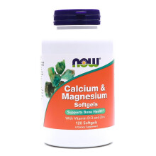 Now Calcium & Magnesium Softgels 120's