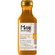 Maui Moisture Curl Quench + Coconut Oil Shampoo | Hydrating & Anti Frizz Hair Care for Curly Hair - 385ml