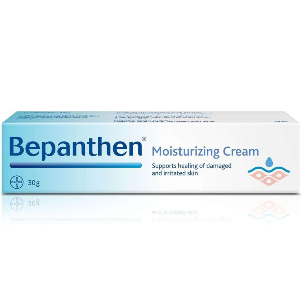 Bepanthen Cream 30G | Soothing And Protecting Ointment For Dry, Irritated, Or Sensitive Skin | Gentle Daily Care With Provitamin B5