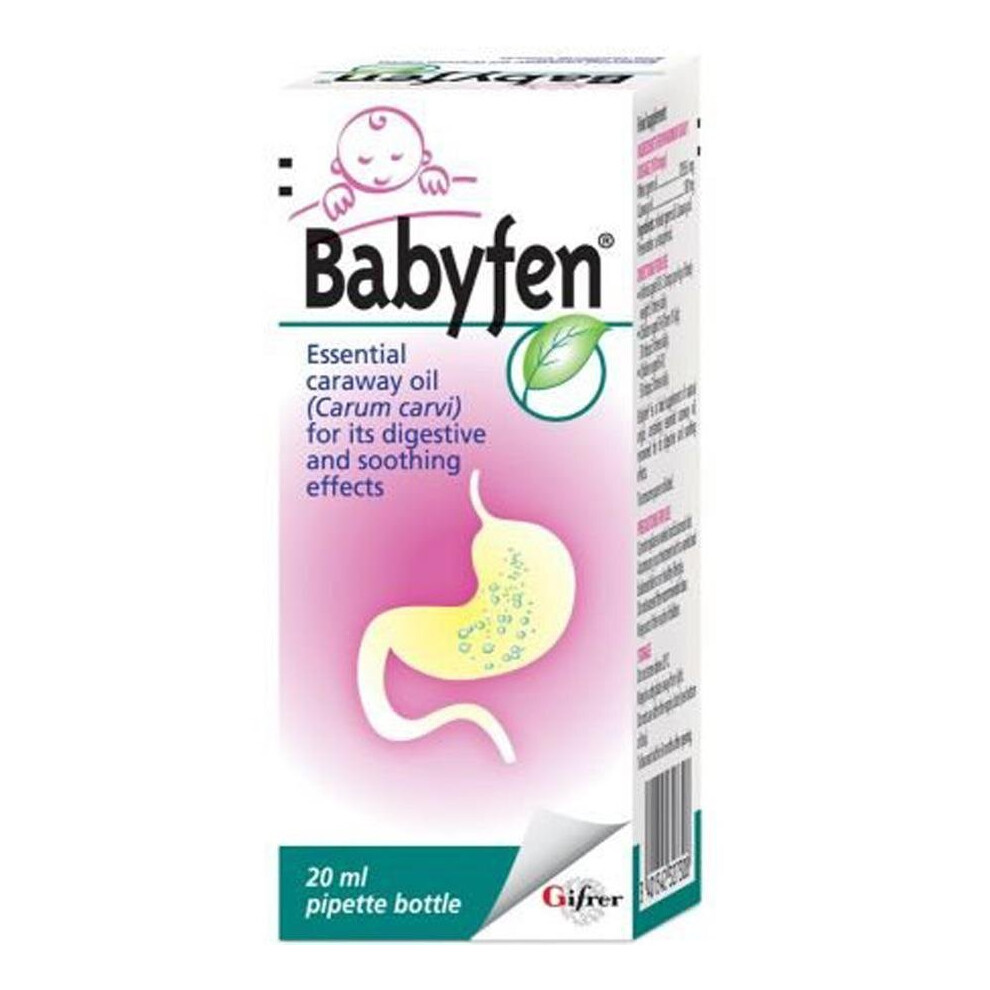 Gifrer Babyfen Essential Oils 20ml | Baby Comfort Essential Oil Blend for Breathing & Relaxation Support