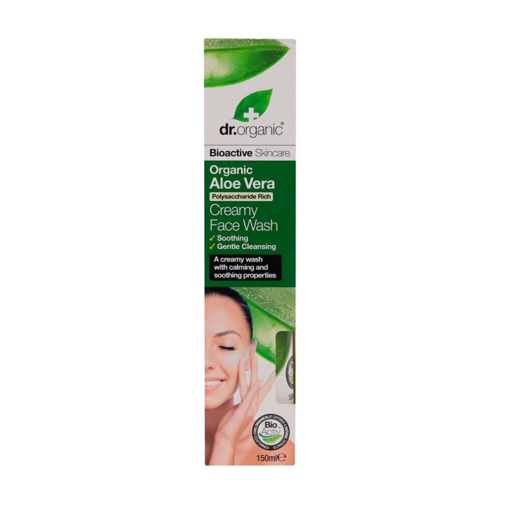 Dr.Organic Aloe Vera Creamy Face Wash 150ml