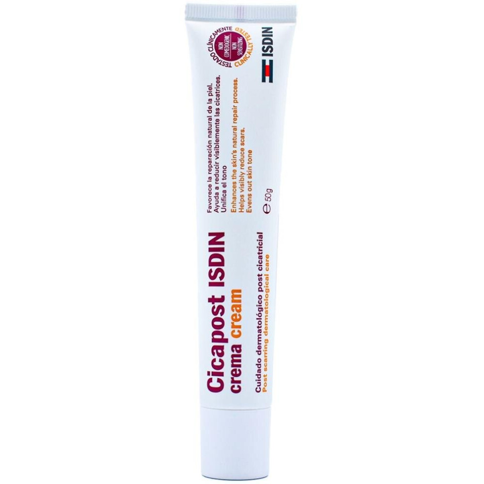 Cream Isdin Cicapost Post-Scar 50G | Scar Treatment & Pigmentation Healing For Post-Surgery, Acne Scars, And Skin Repair