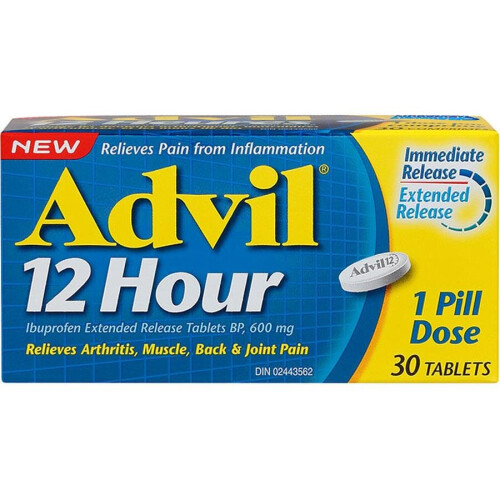 Advil 12 Hour Back And Joint Tablets 30'S