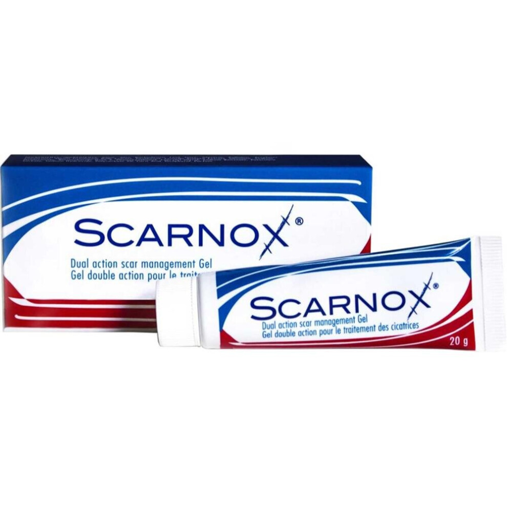 Scarnox Scar Gel Scar treatment gel, silicone scar gel, post-surgery scars, scar reduction, keloid gel - 20G