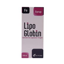 Synergy Lipoglobin Syrup 10mg/ml 30ml | Iron Supplement Syrup for Energy, Hemoglobin & Iron Deficiency Support