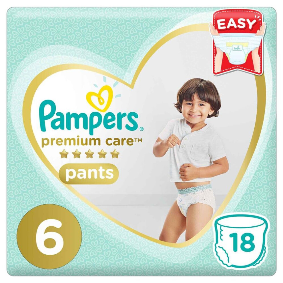 Pampers Premium Care Pants Diapers Size 6 Extra Large 16kg 18's