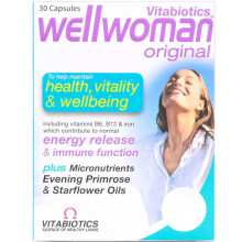 Vitabiotics Wellwoman Capsules 30's Help Maintain Health And Vitality