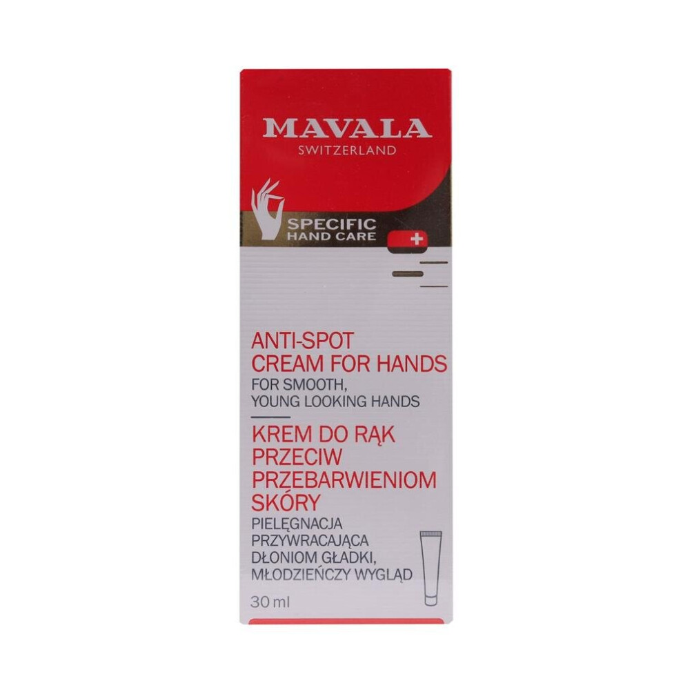 Mavala Anti-Blemish Hand Cream 30ml | Skin Care Hand Cream for Spots, Uneven Skin Tone & Hydration