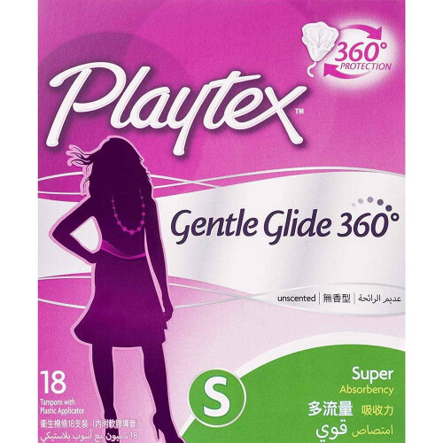 Playtex Gentle Glide Regular Tampons With Applicator 8's