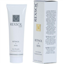 Rexsol Retinol+AHA Anti-Wrinkle Treatment Cream Effective Retinol & AHA Cream for Reducing Fine Lines 60ml