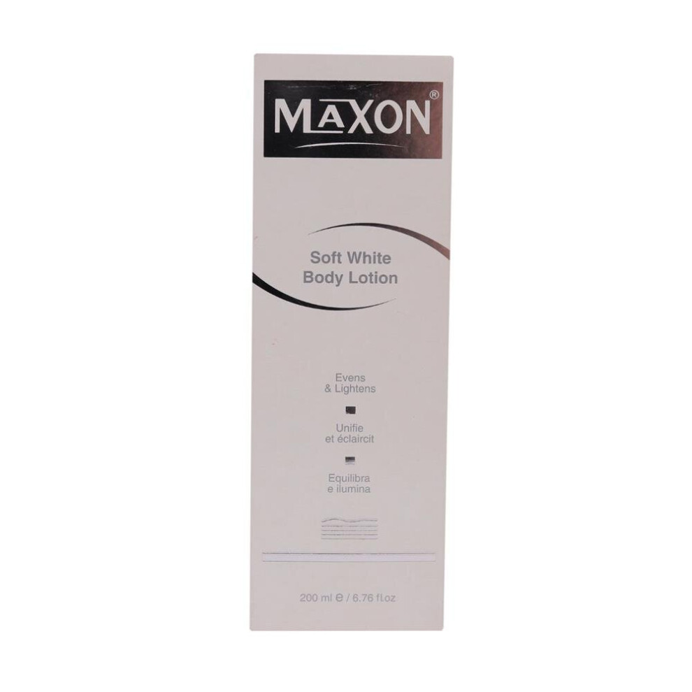 White Maxon Soft Body Lotion 200Ml | Moisturizing Body Lotion For Soft, Smooth Skin, Nourishing & Hydrating Formula For Even Skin Tone