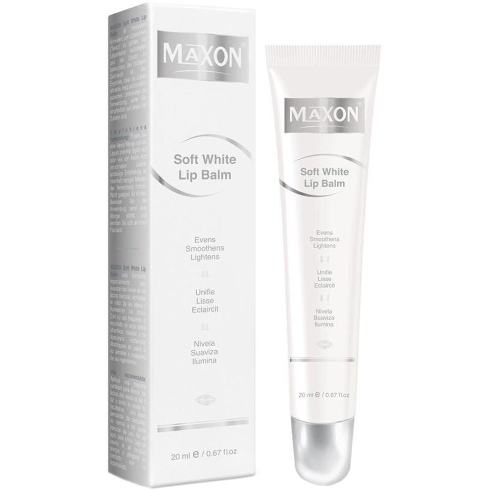 White Maxon Soft Lip Balm 20Ml | Moisturizing Lip Care, Soothes & Protects Chapped Lips, Hydrating Formula For Soft, Smooth Lips