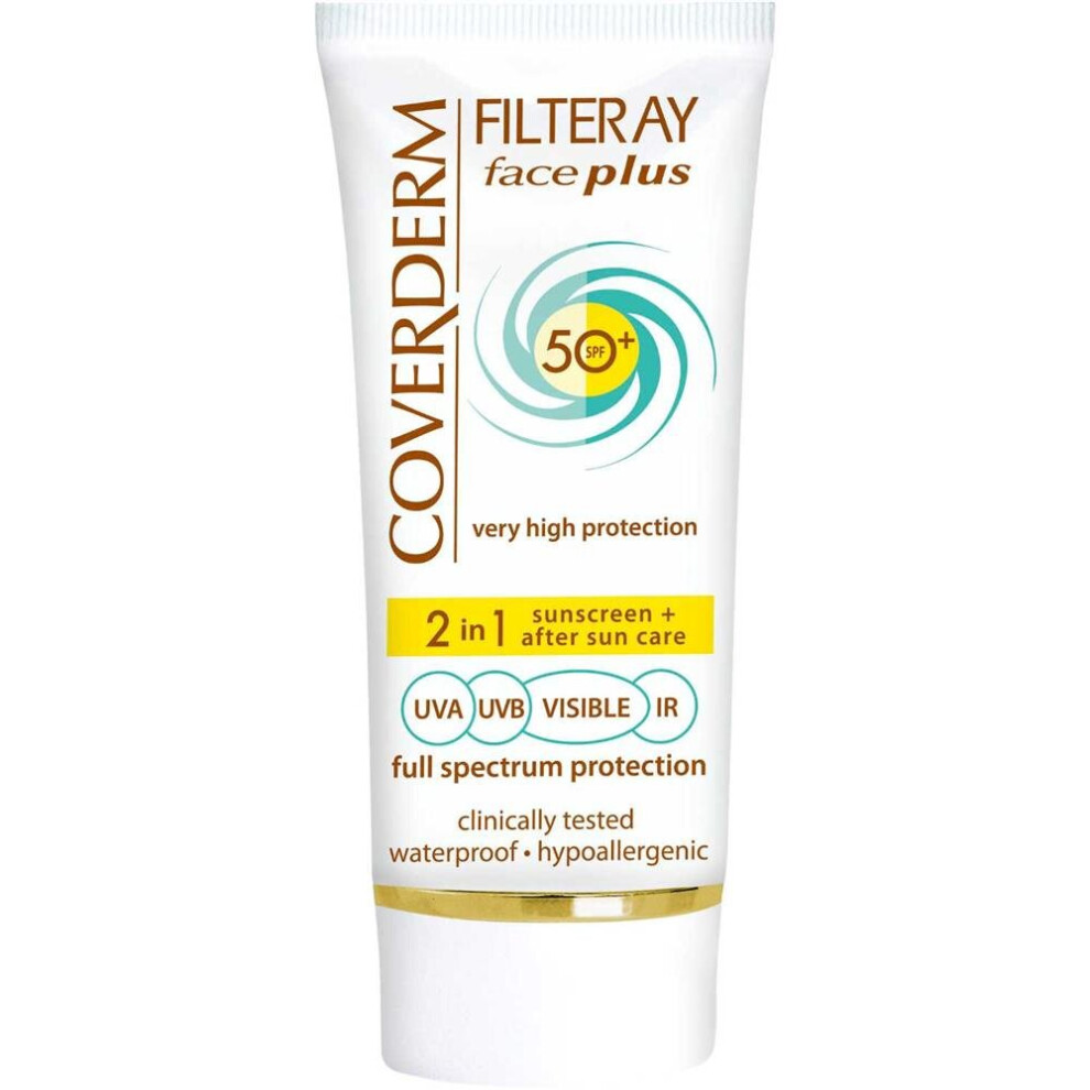 Coverderm Filteray Face Plus Cream SPF50+ Oily/Acne Skin 50ml
