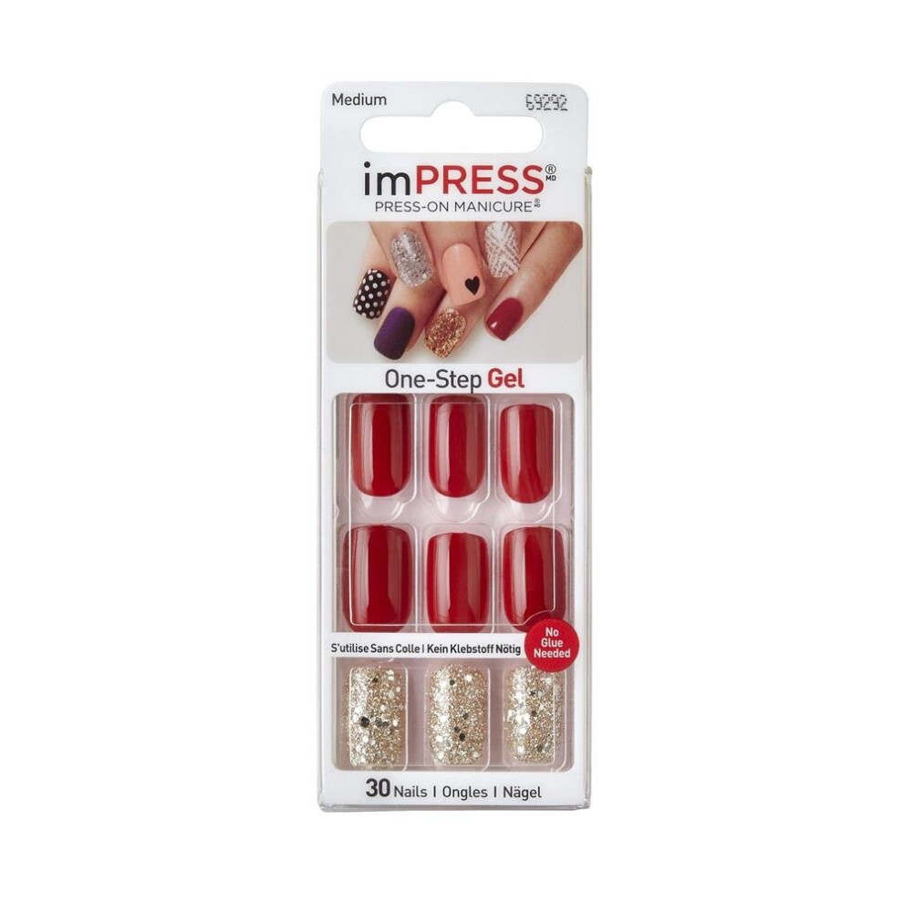Kiss Broadway Impress Accent Nails He's With Me 6'S