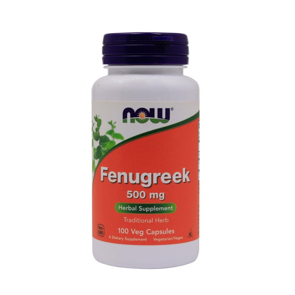 Now Fenugreek Veg Capsules 100's Herbal Supplement
