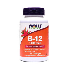 Now Vitamin B-12 1000mcg Chewable Lozenges 100's