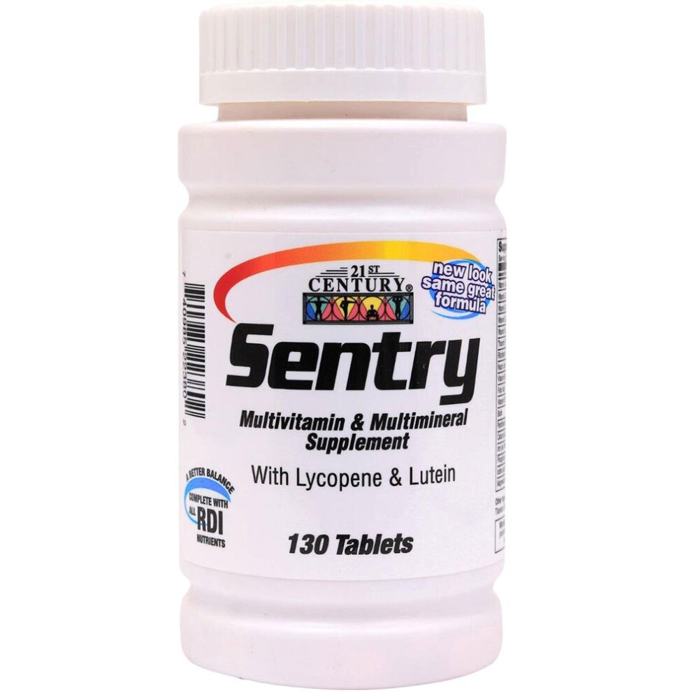 21st Century Sentry Multivitamin & Multimineral Supplement Tablets 130's