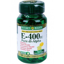 Nature's Bounty Vitamin E-400IU Softgels 100's