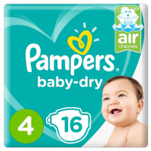 Pampers Baby-Dry Maxi S4 16's Pampers Baby-Dry Maxi S4 16's