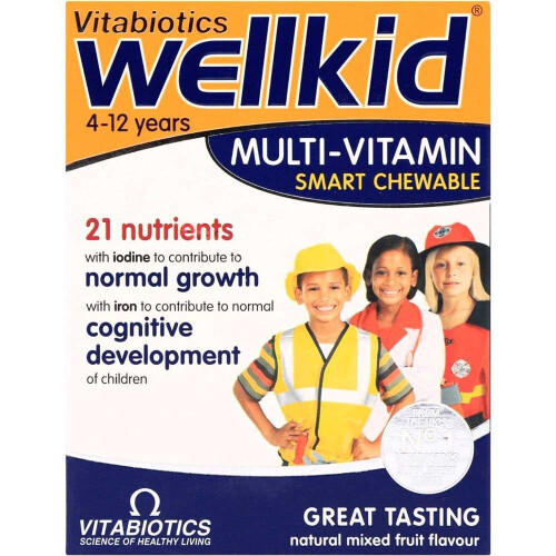 Vitabiotics Vitabiotics Wellkid Chewable Tablets 30's