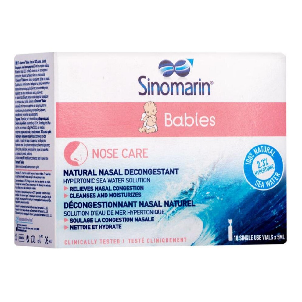 Sinomarin Babies Nose Care 5ml Vials 18'S