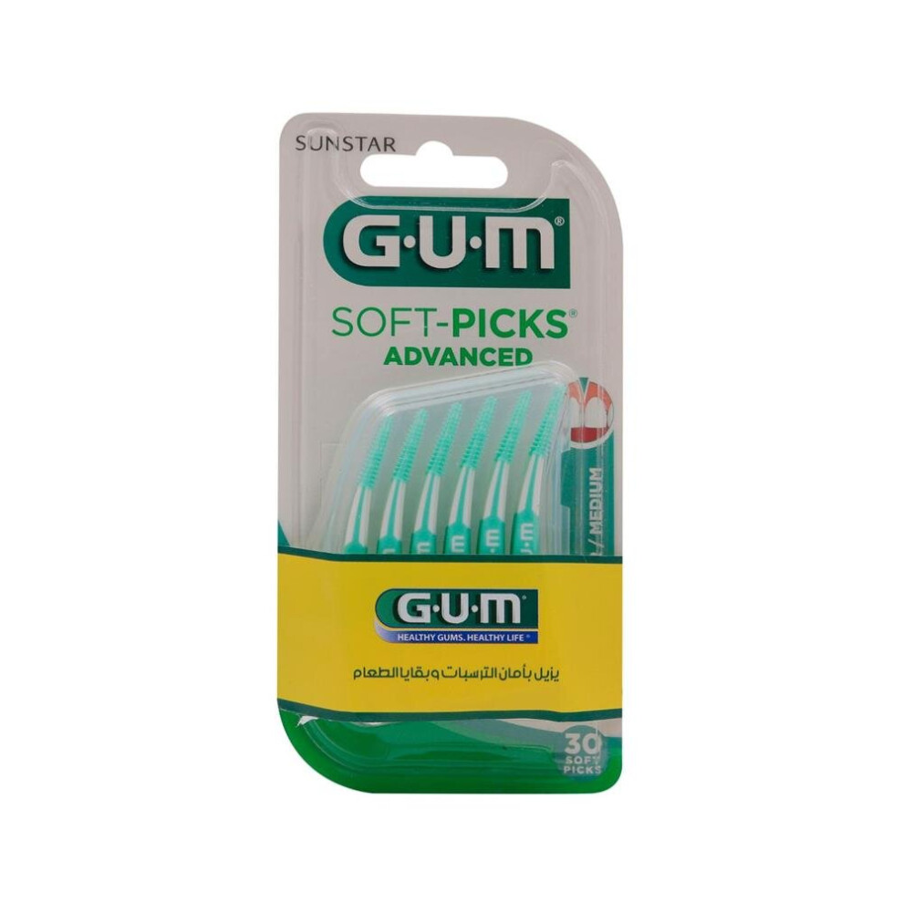 Gum Soft Picks Advanced 30's | Interdental Cleaners for Plaque Removal & Gum Health Care