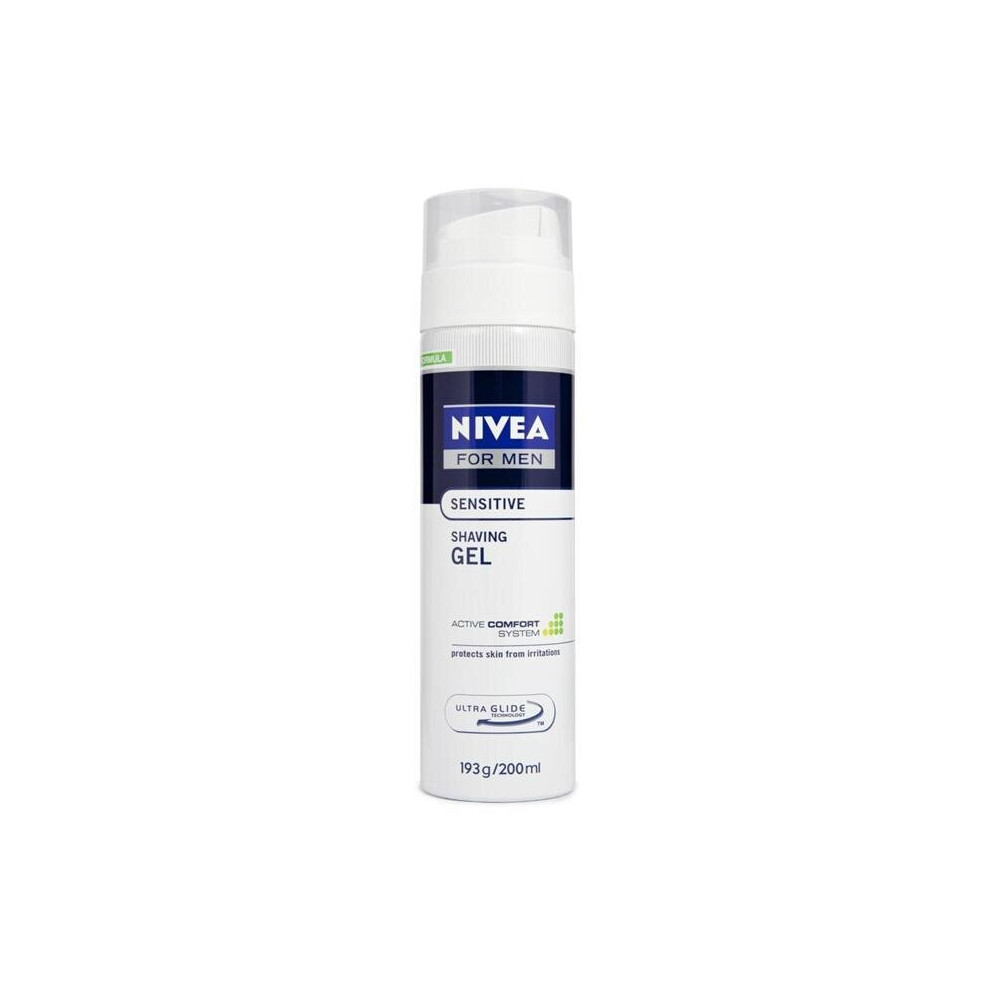 Nivea Men's For Sensitive Shaving Gel 200Ml