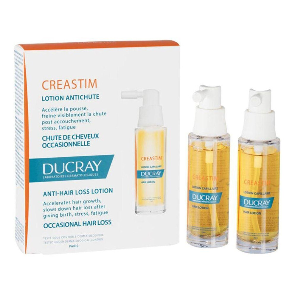 Light Ducray Creastim Anti Hair Loss Lotion 2X30ml