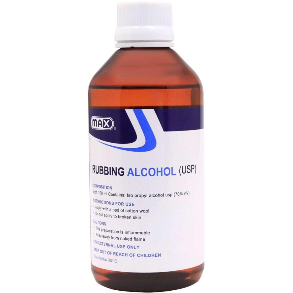 Medi Rubbing Alcohol USP 200ml | Antiseptic & Disinfectant Solution, Kills Germs, Cleans Wounds, Skin Prep & First Aid Use