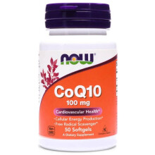 Now CoQ10 Cardiovascular Health Softgels 50's
