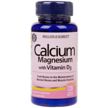 Holland & Barrett Calcium and Magnesium with Vitamin D3 Tablets 120's