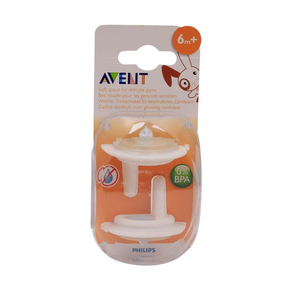 Philips Avent Magic Sports Spouts 6M+ 2's