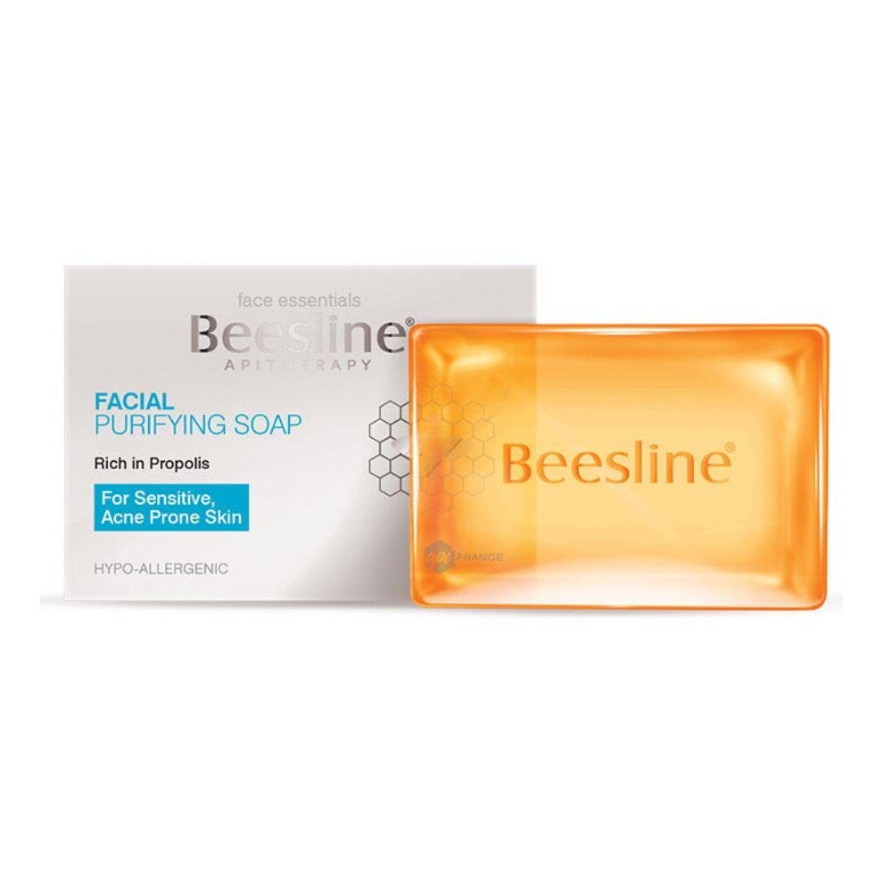 Beesline Facial Purifying Soap 85g | Deep Cleansing, Detoxifying, Hydrating, Gentle on Skin, Removes Impurities, For All Skin Types